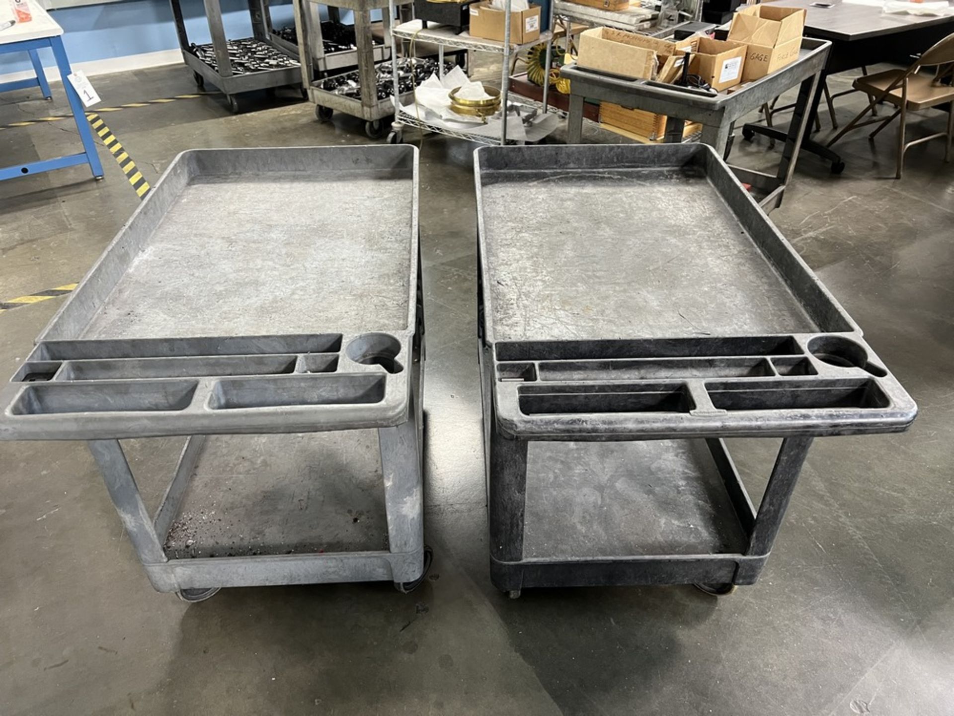 (2) Rubbermaid Shop Carts - Image 4 of 4