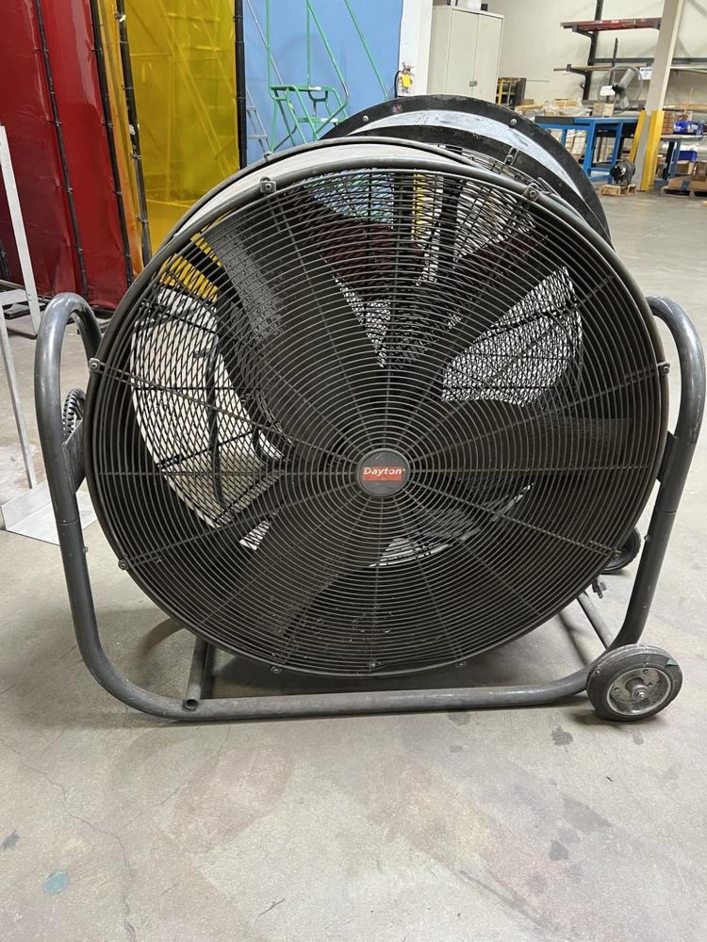 (2) Industrial Shop Fans (1) 39" & (1) Dayton 38" - Image 5 of 6