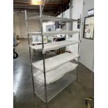 6 Tier Metal Wire Rack 47" x 18" x 72"