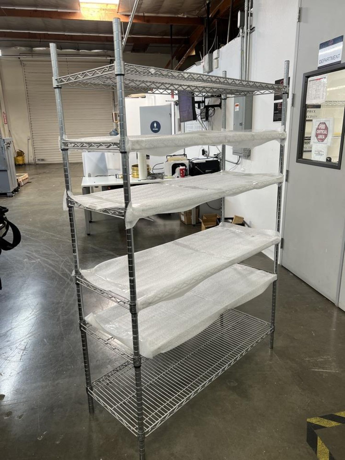 6 Tier Metal Wire Rack 47" x 18" x 72"