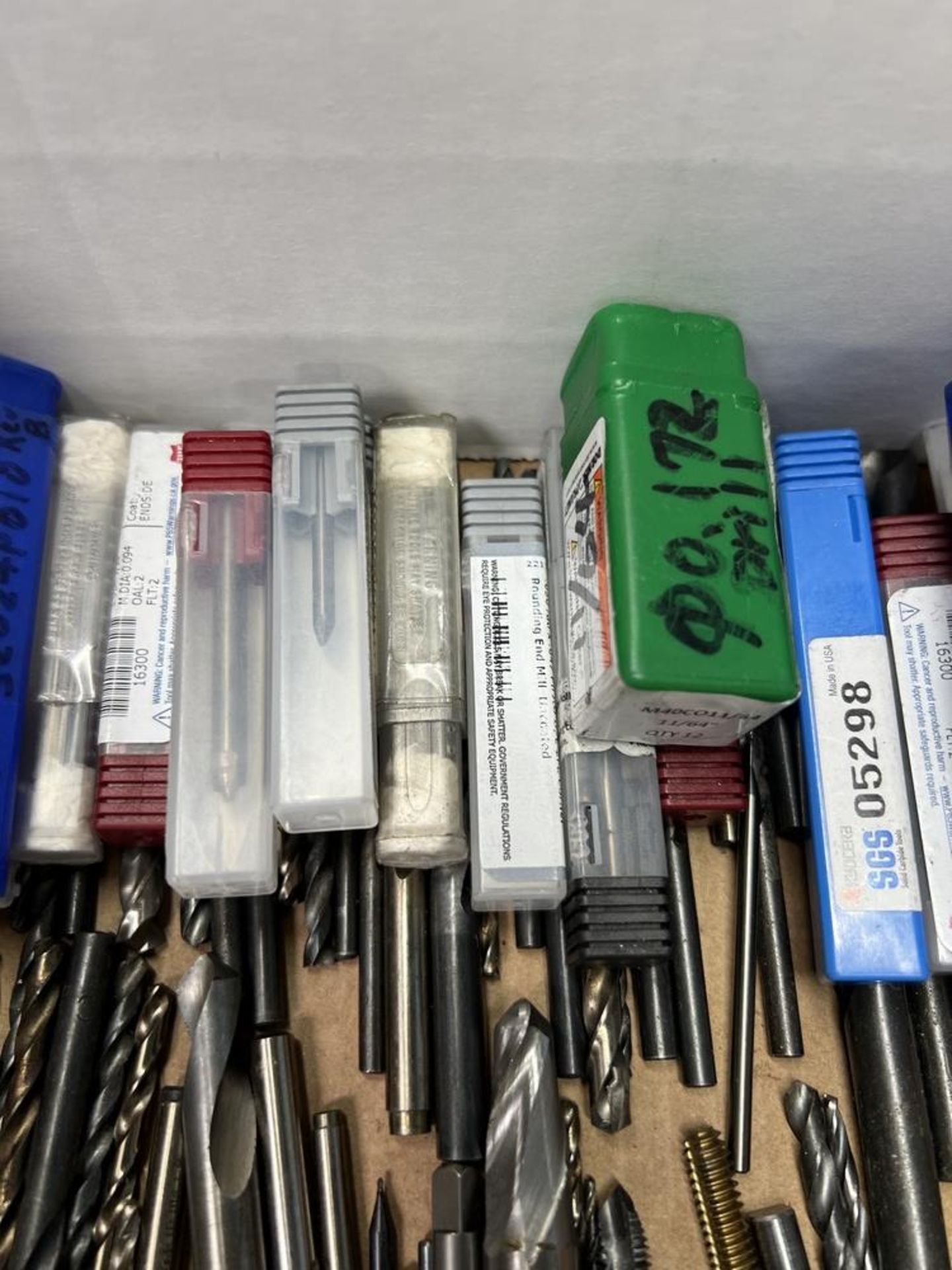 Box of Various Taps, Drills, Rounding End Mills & Others - Image 3 of 7