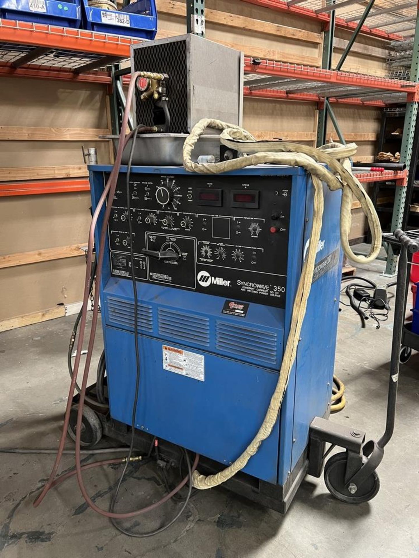 Miller Syncrowave 350 With Chiller & Welding Gun & Foot Pedal