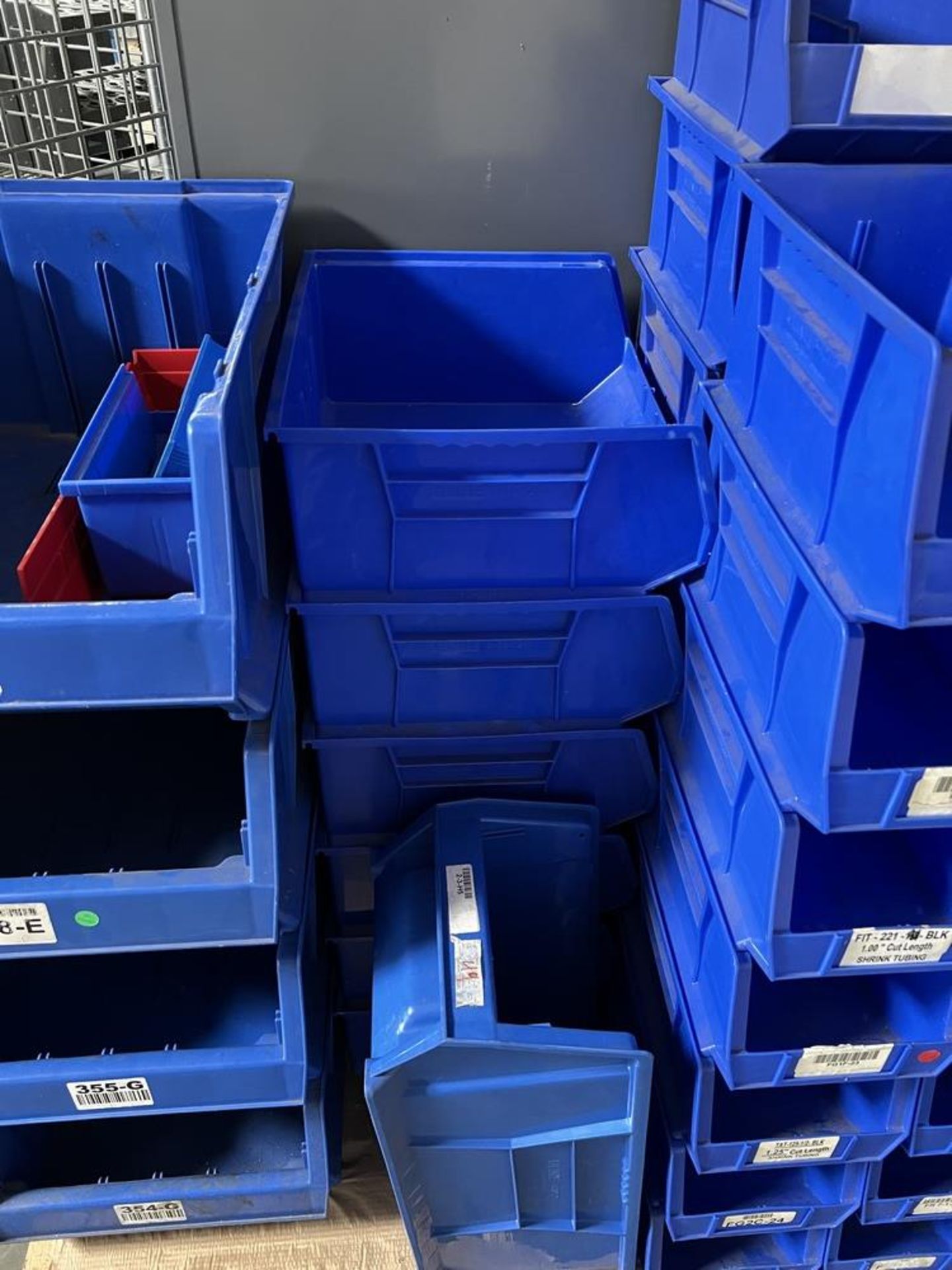 Pallet of Various Size Blue Storage/Organizer Bins Various Sizes - Image 3 of 4