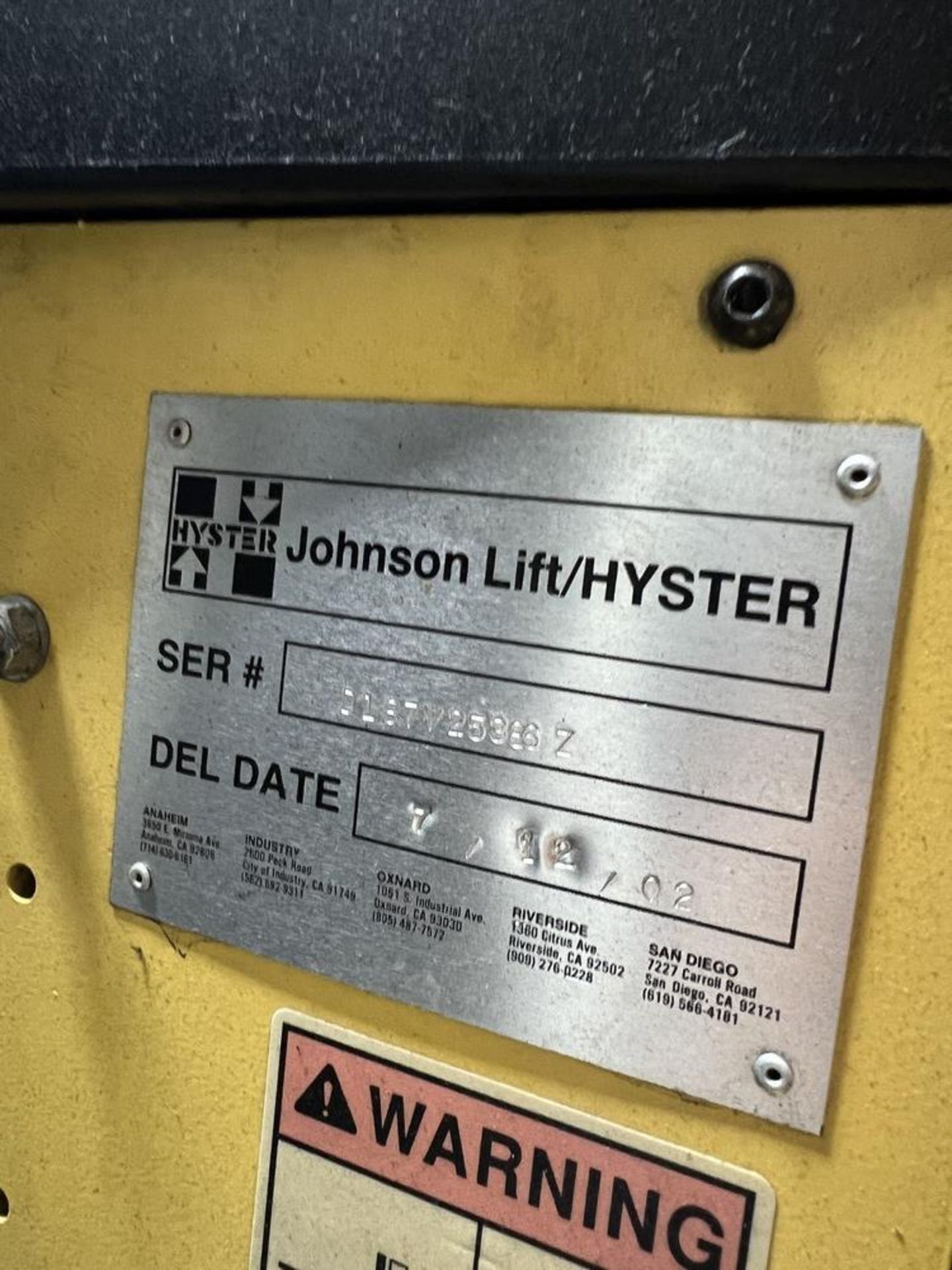 Hyster S50XM 8955 Hours, 4600 lb Capacity, Side Shift, Propane - Image 13 of 15