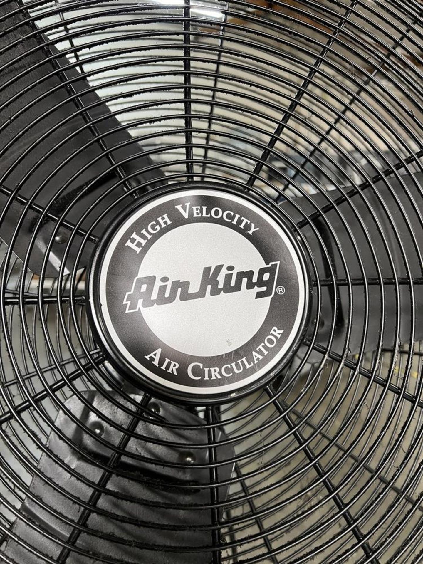 (3) High Velocity Shop Fans on Stands, (2) 1/4 HP Air King 32" & (1) Maxess 32" 1/4 hp - Image 2 of 11