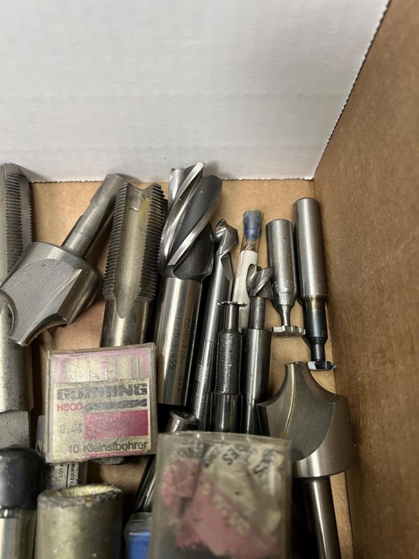 Box of End Mills Counter Sinks, Taps, Radius Corner Rounder, Ball Mills & Others - Image 4 of 9