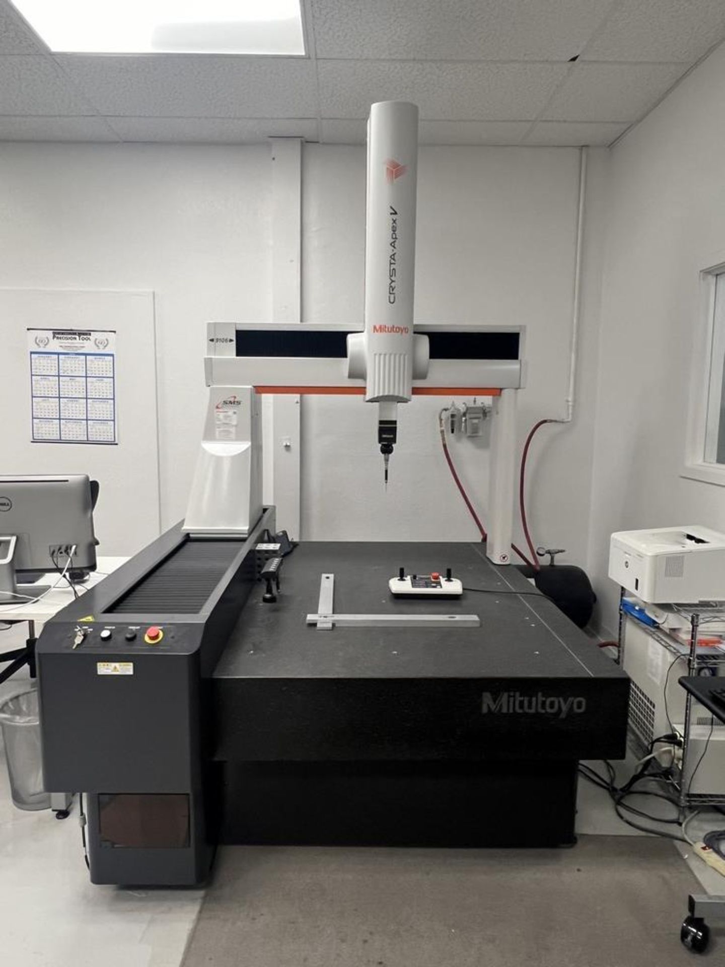 2020 Mitutoyo CRYSTA-Apex V9106 Smart Measuring System Renishaw PH10MQ Touch Probe System With - Image 3 of 25