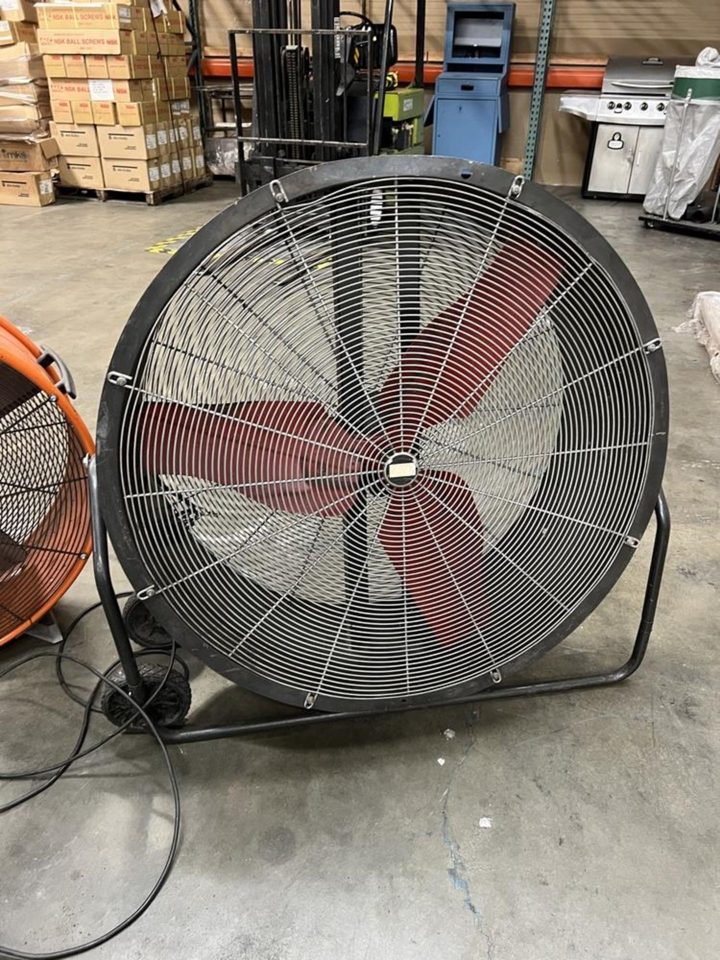 (2) Industrial Shop Fans (1) 39" & (1) Dayton 38" & (1) Max Air Pro 32" - Image 5 of 6