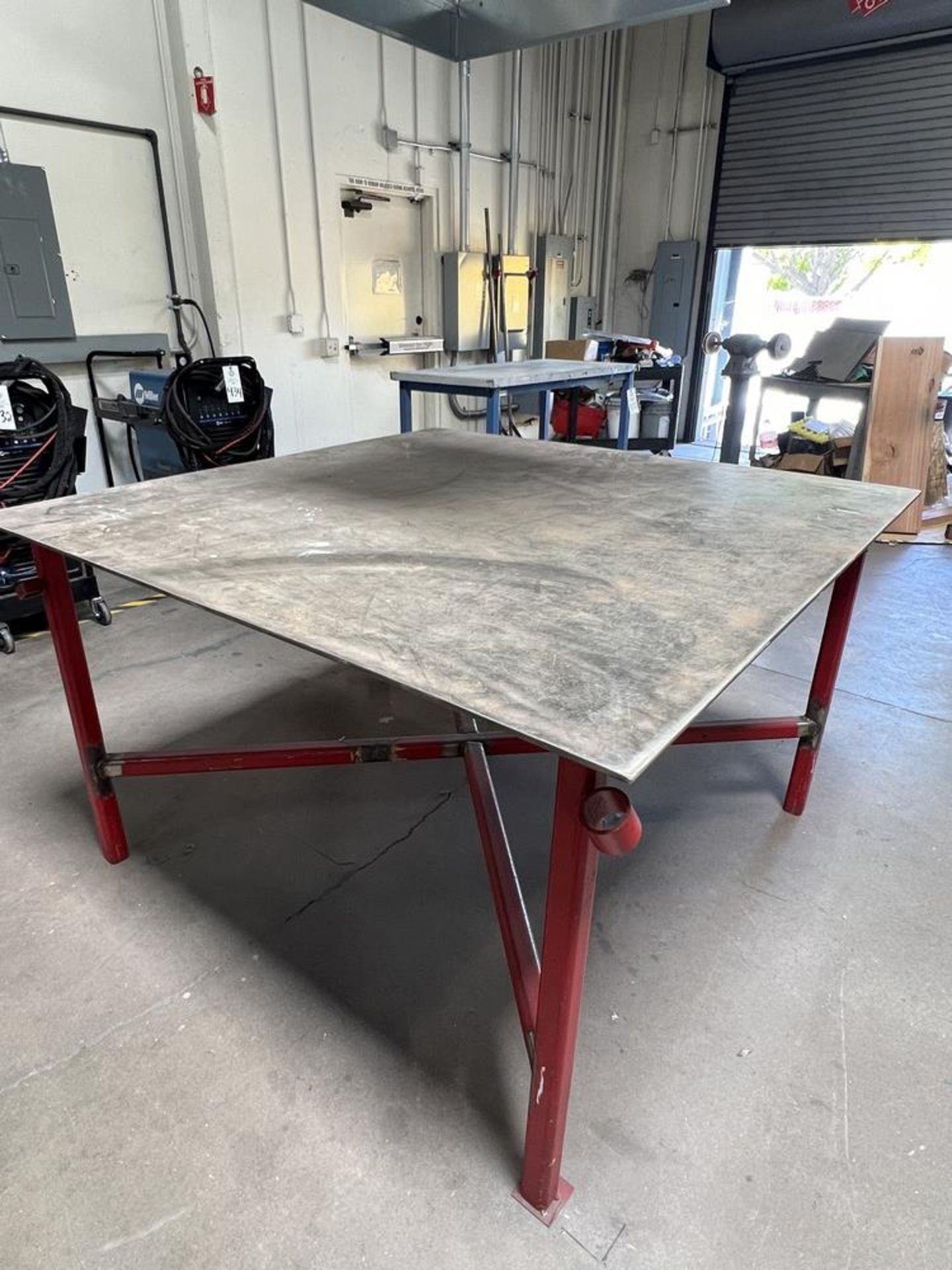 Heavy Duty 1/4" Steel Welding Table 60" x 60" x 36 1/2"