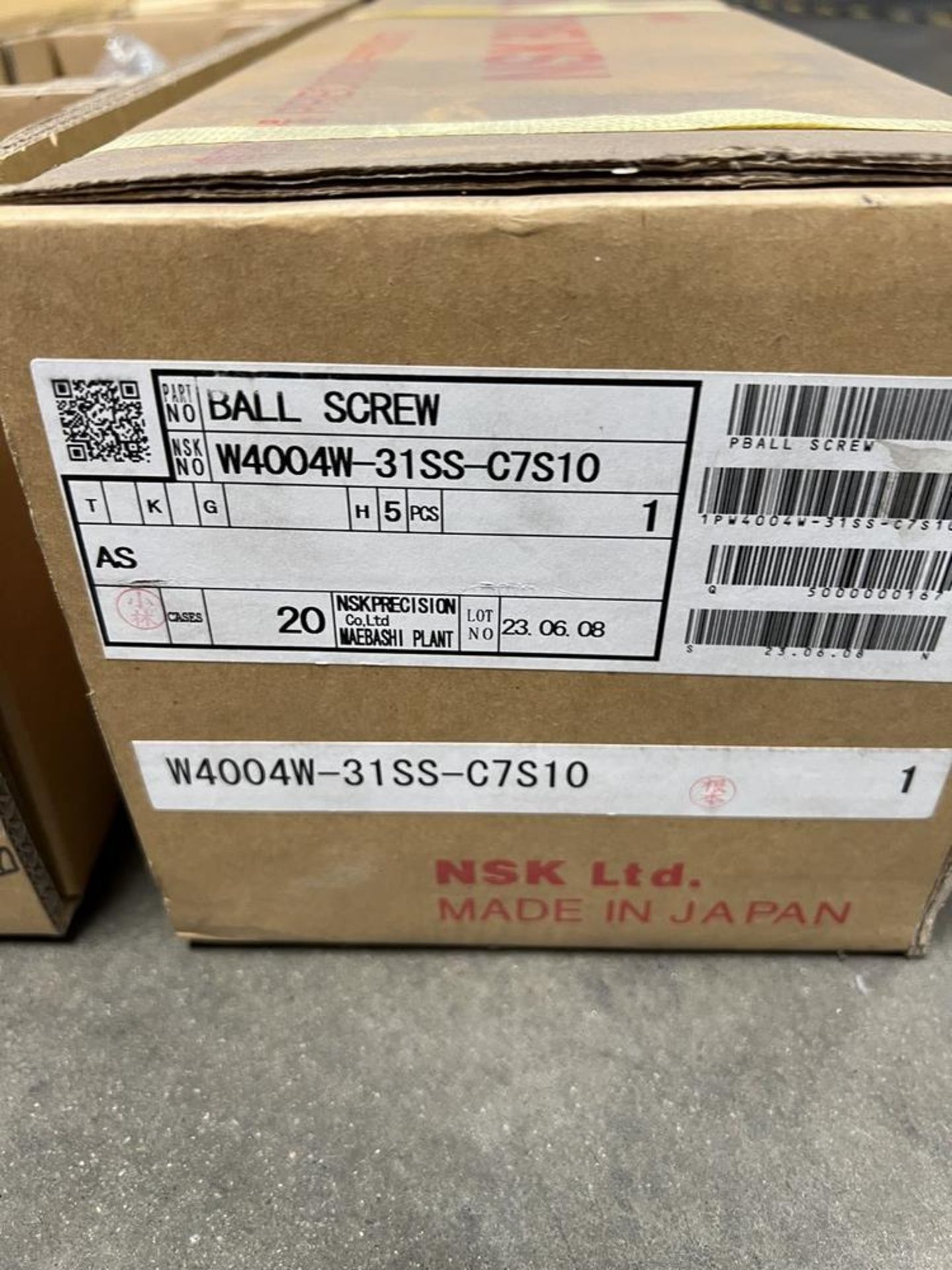 (2) NSK Ball Screws New In Box, W4004W-31SS-C7S10 - Image 8 of 9