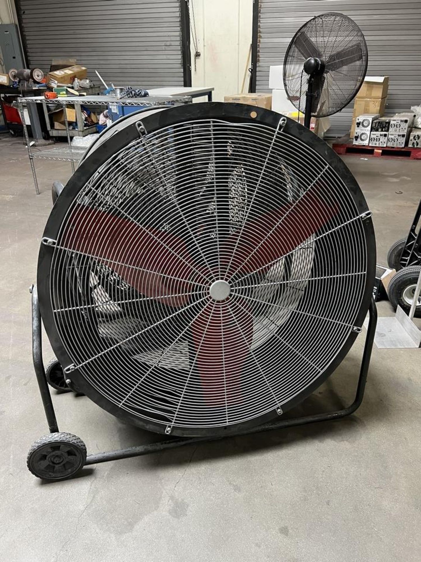 (2) Industrial Shop Fans (1) 39" & (1) Dayton 38" - Image 2 of 6