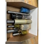 Box of Large End Mills, Ball Mill & Others