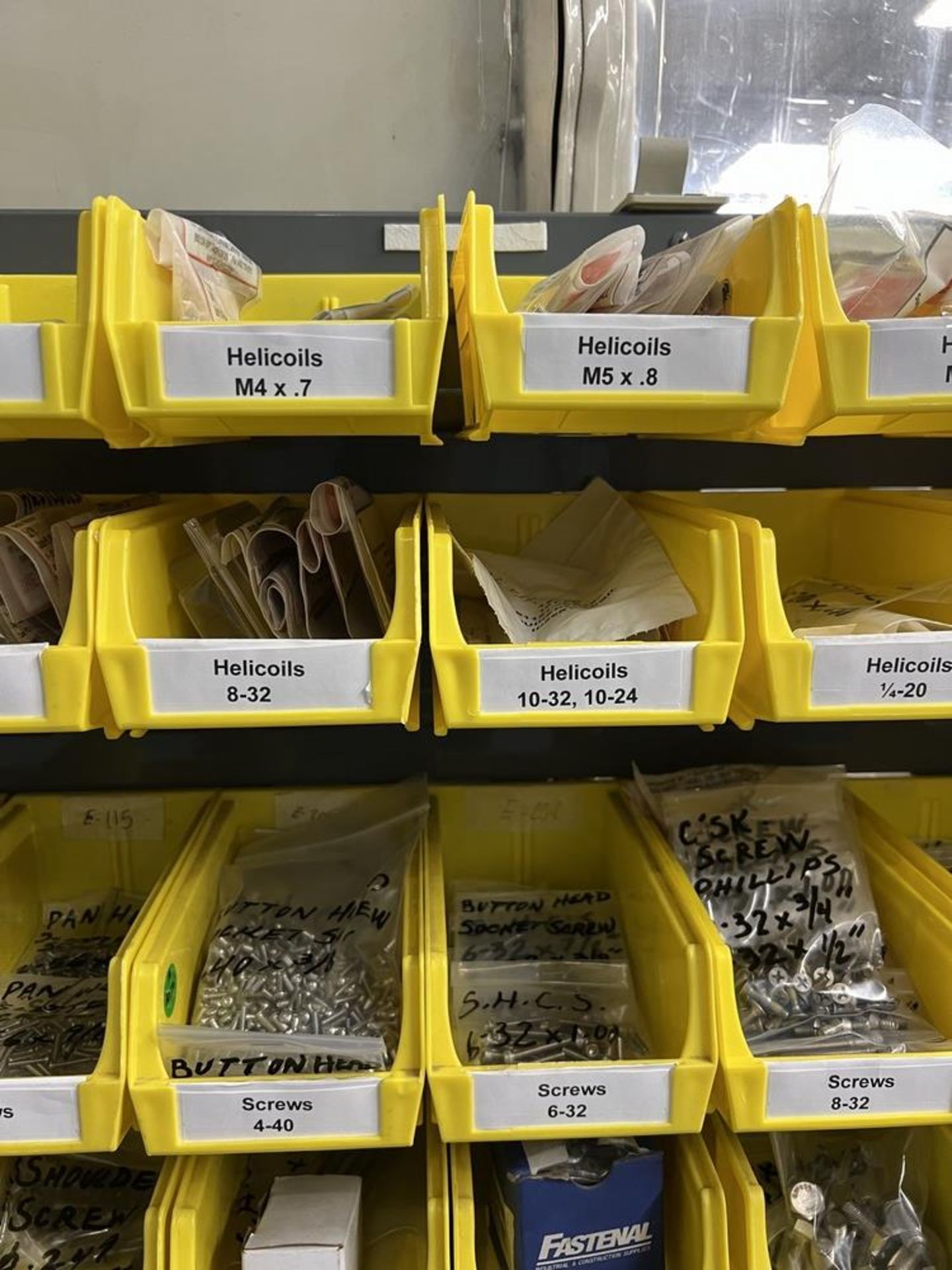 Large Bin Organizer Full of Various Size Helicoils, Dowel Pins, Heicoil Installation Tools, - Image 3 of 13
