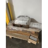 Pallet of 107 Aluminum .625 Plate 8 1/2" x 3 1/2" & Aluminum Plate 12" x 48" x 1 1/2"