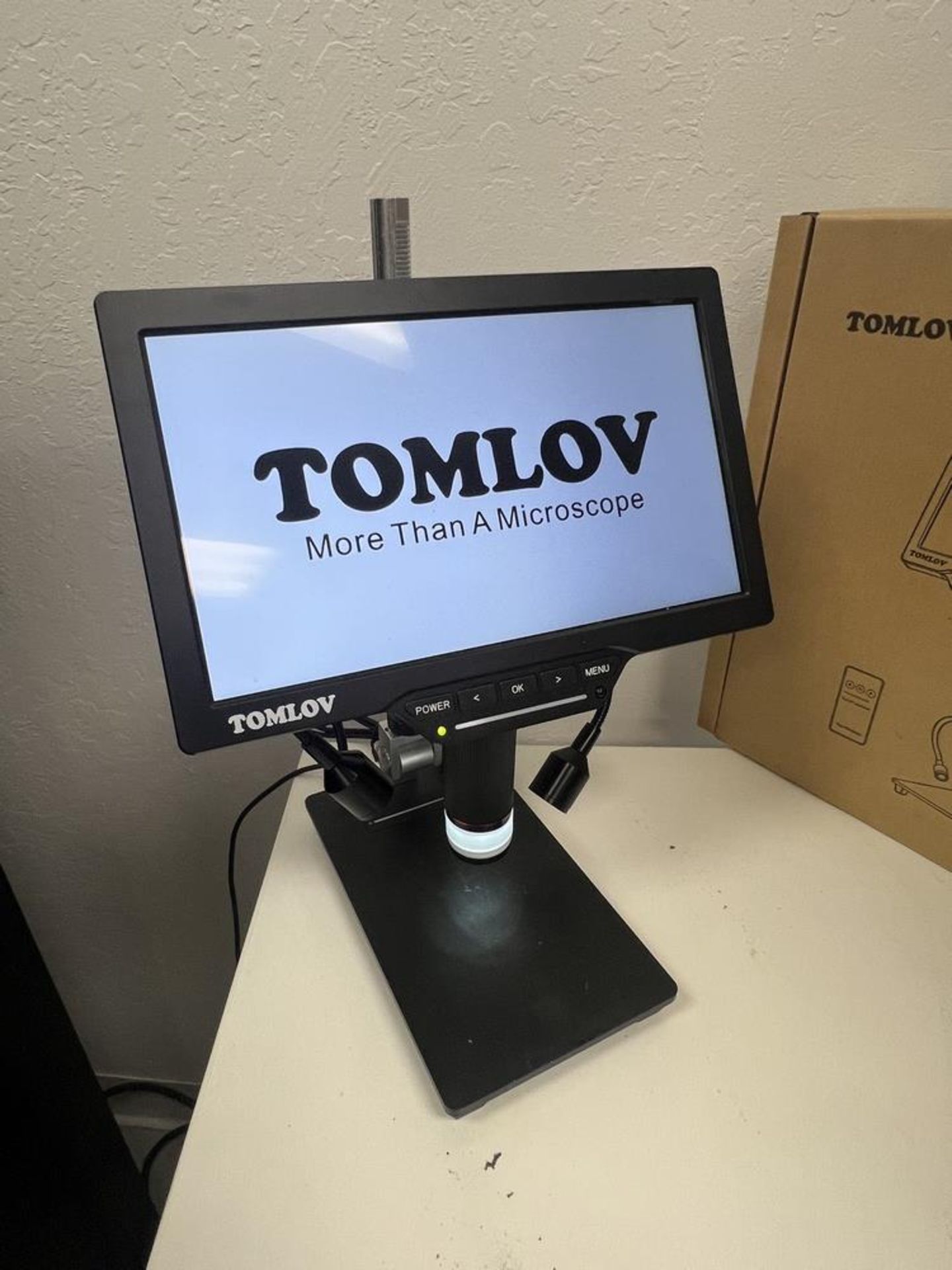 Tomlov 10.1" Digital LCD Microscope With Remote Air Pressure Generator - Bild 5 aus 5
