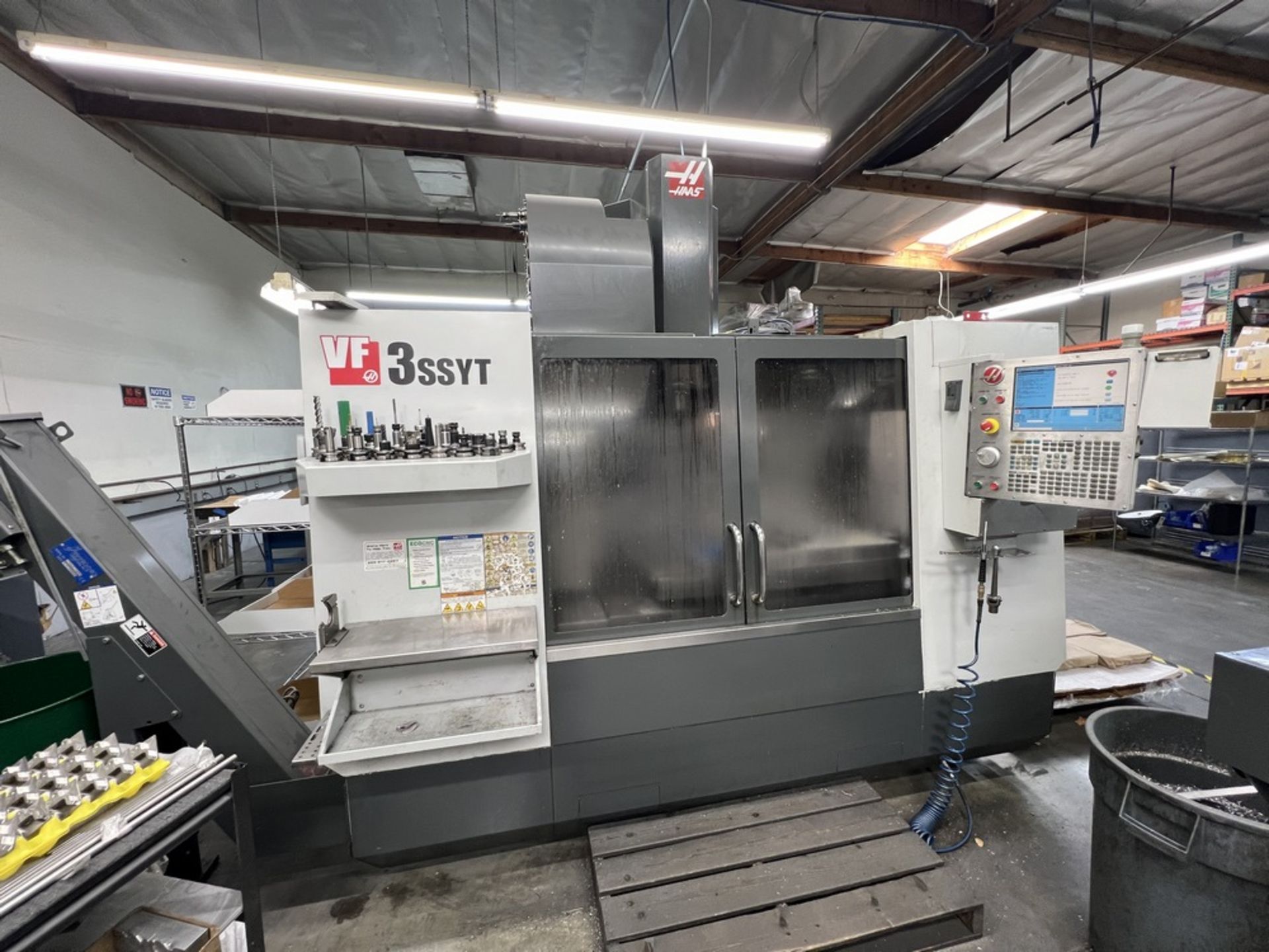 2010 Haas VF-3SS-YT Vertical Machining Center, 40 Tool Side Mount, 12K, Extended Travel, Renishaw