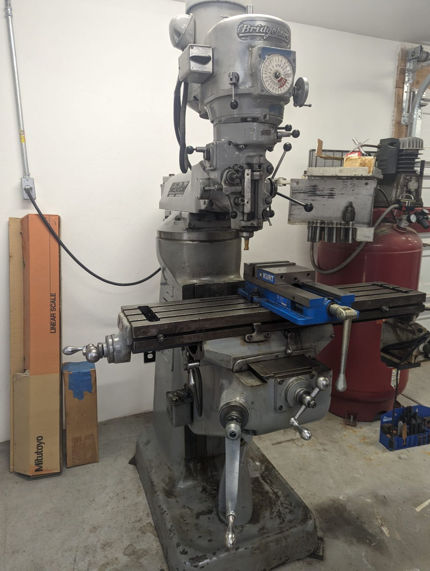 Bridgeport Knee Milling Machine - Image 3 of 7