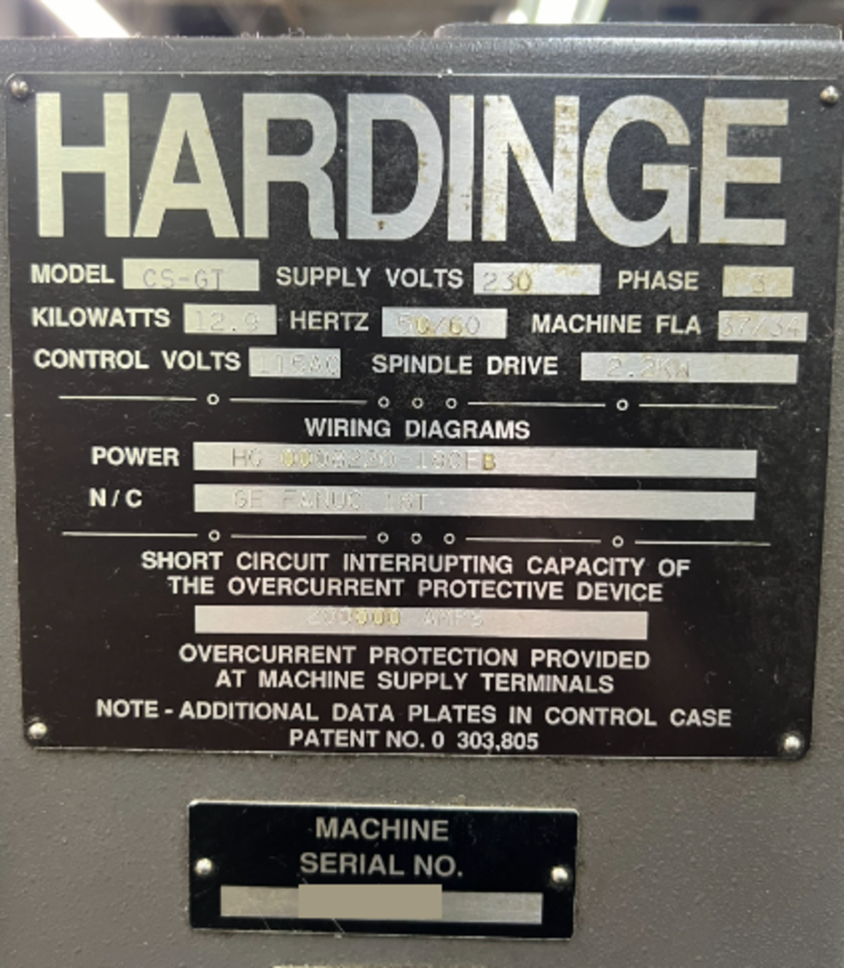1997 Hardinge GT27-1, CNC Gang Lathe - Image 8 of 13