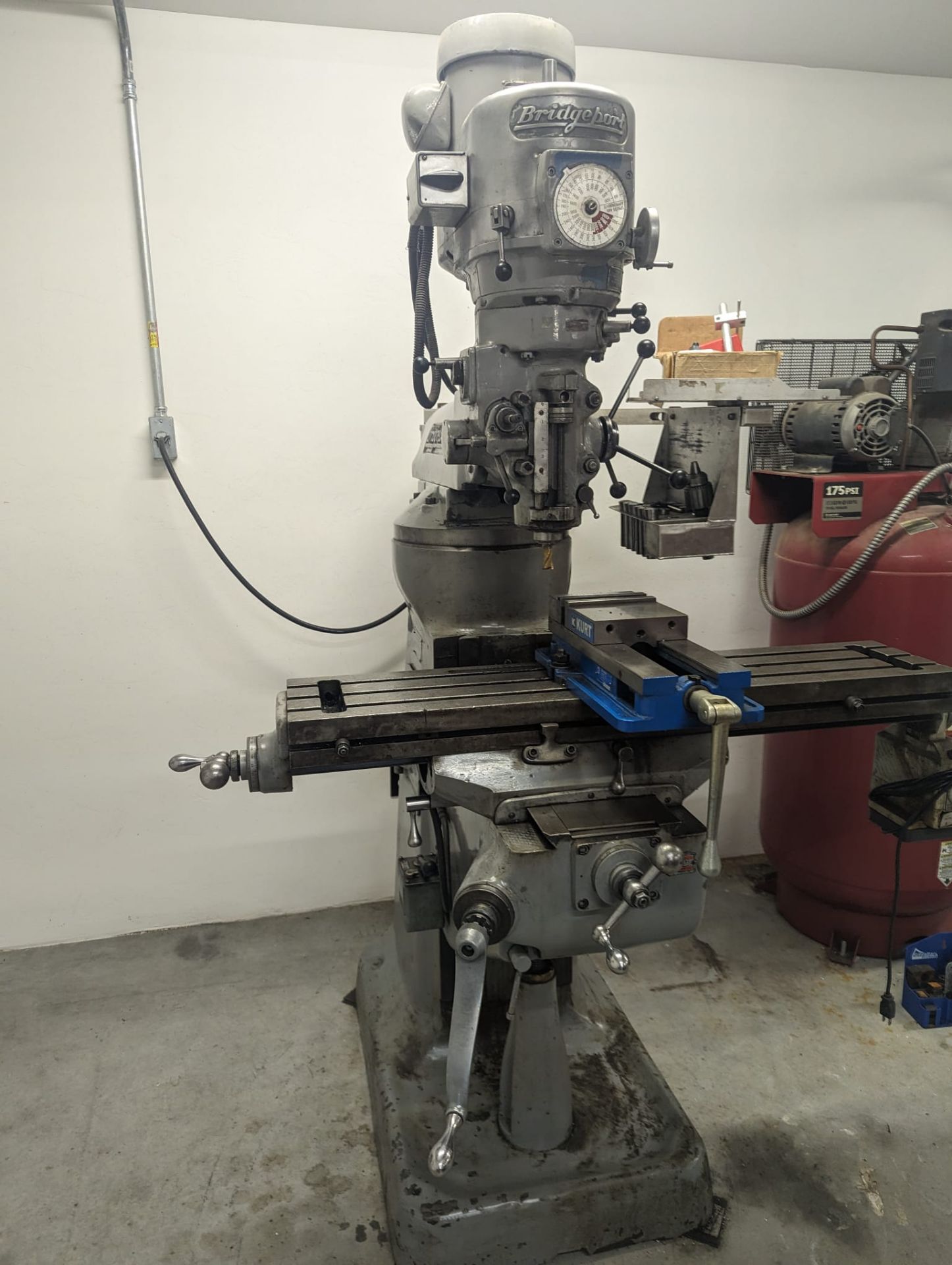 Bridgeport Knee Milling Machine - Image 2 of 7