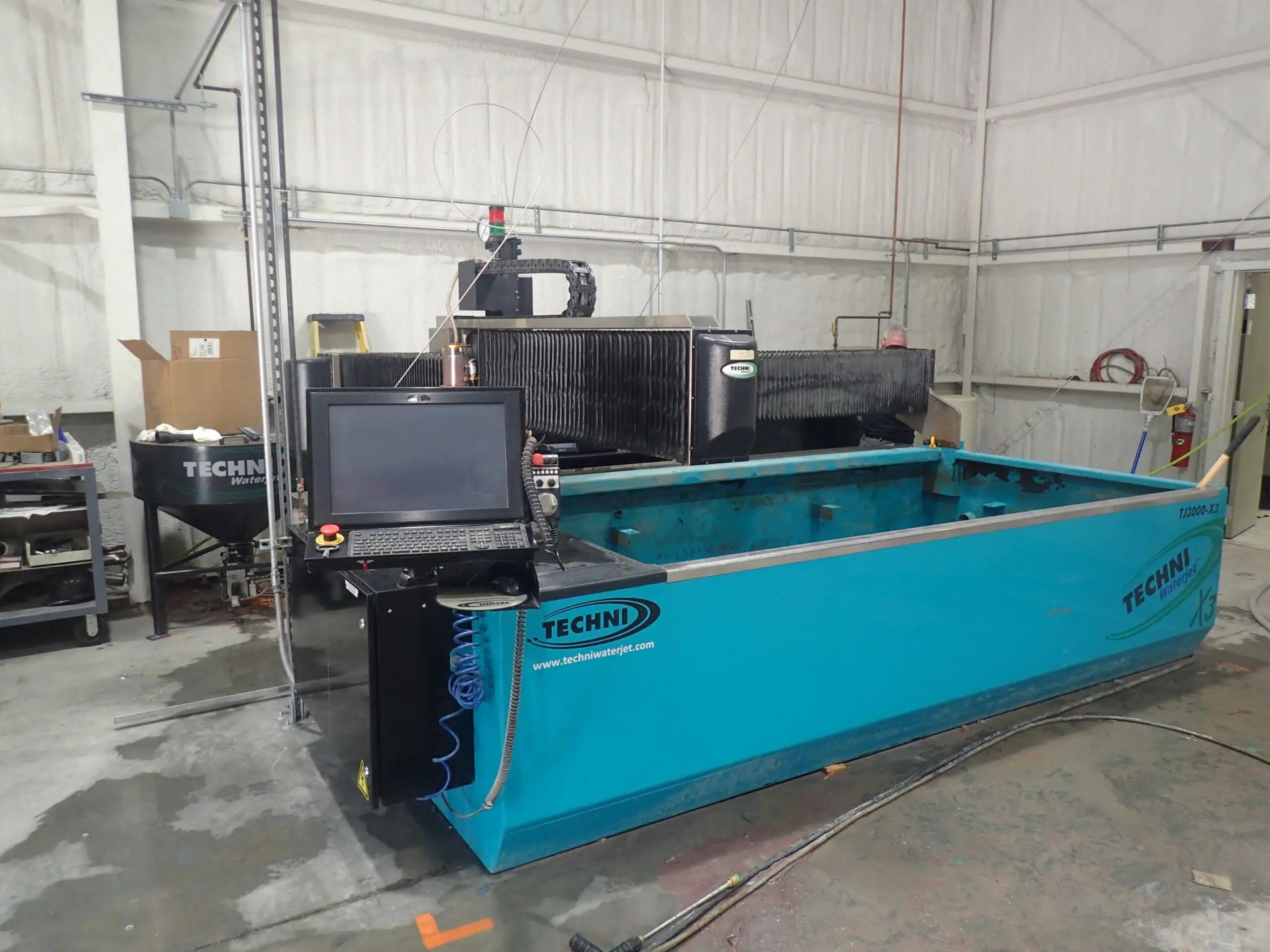 2018 Techni TJ3000-X3, 5.2' x 10.3' CNC Waterjet