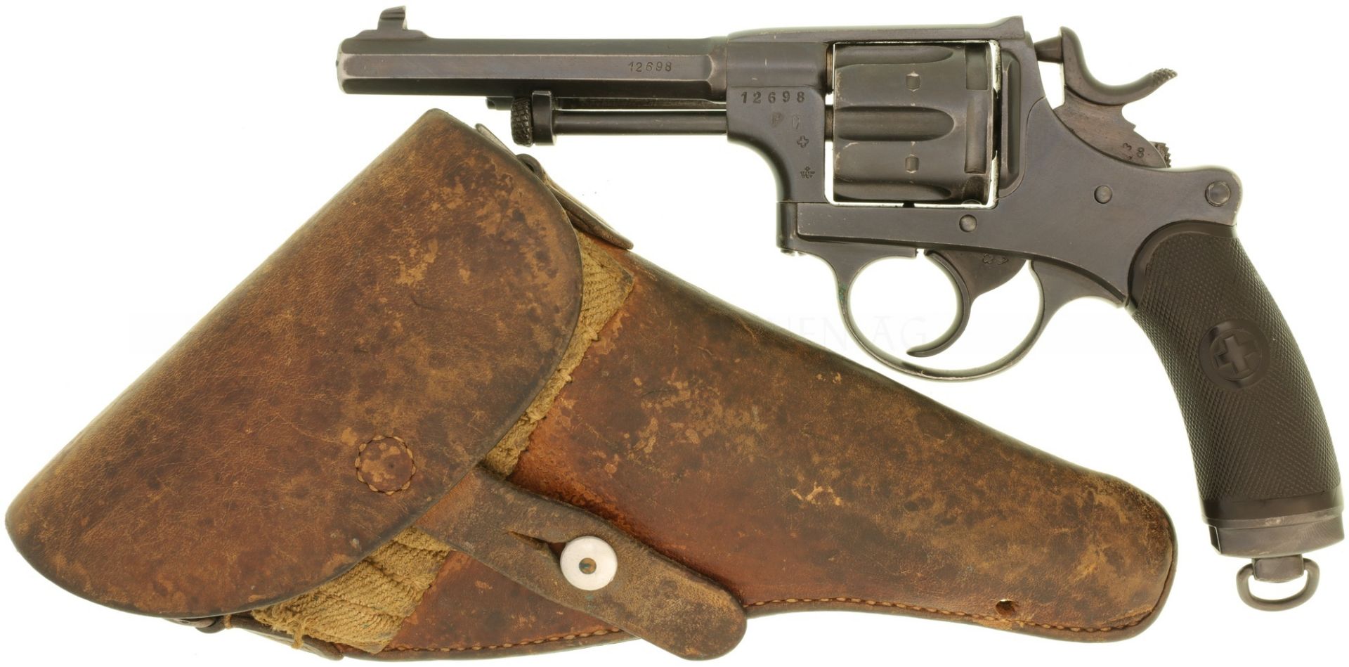 Revolver, WF Bern, Ord. 1882, Kal. 7.5mm