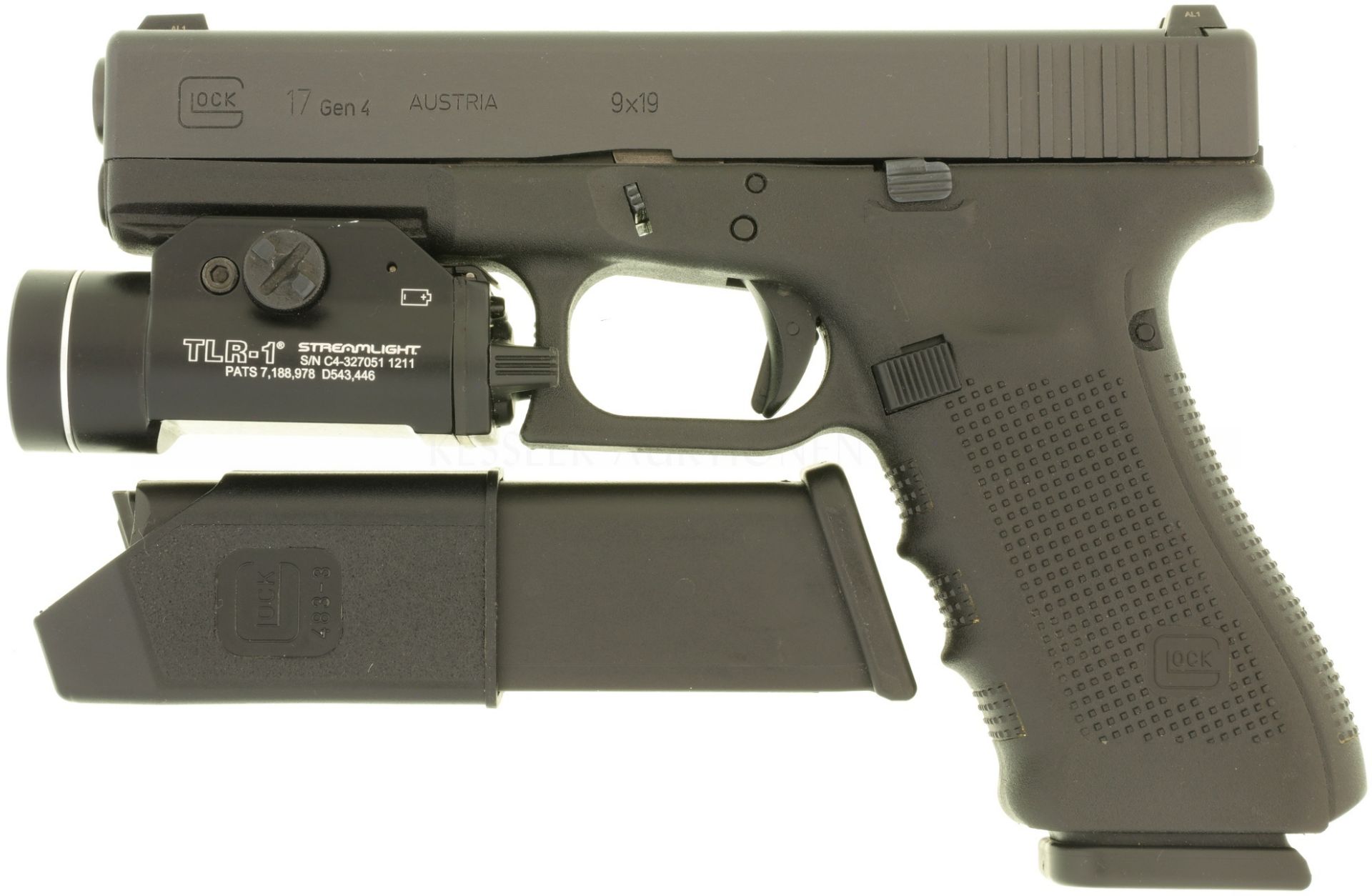 Pistole, Glock 17 Gen 4, Kapo Schwyz, Kal. 9mmP