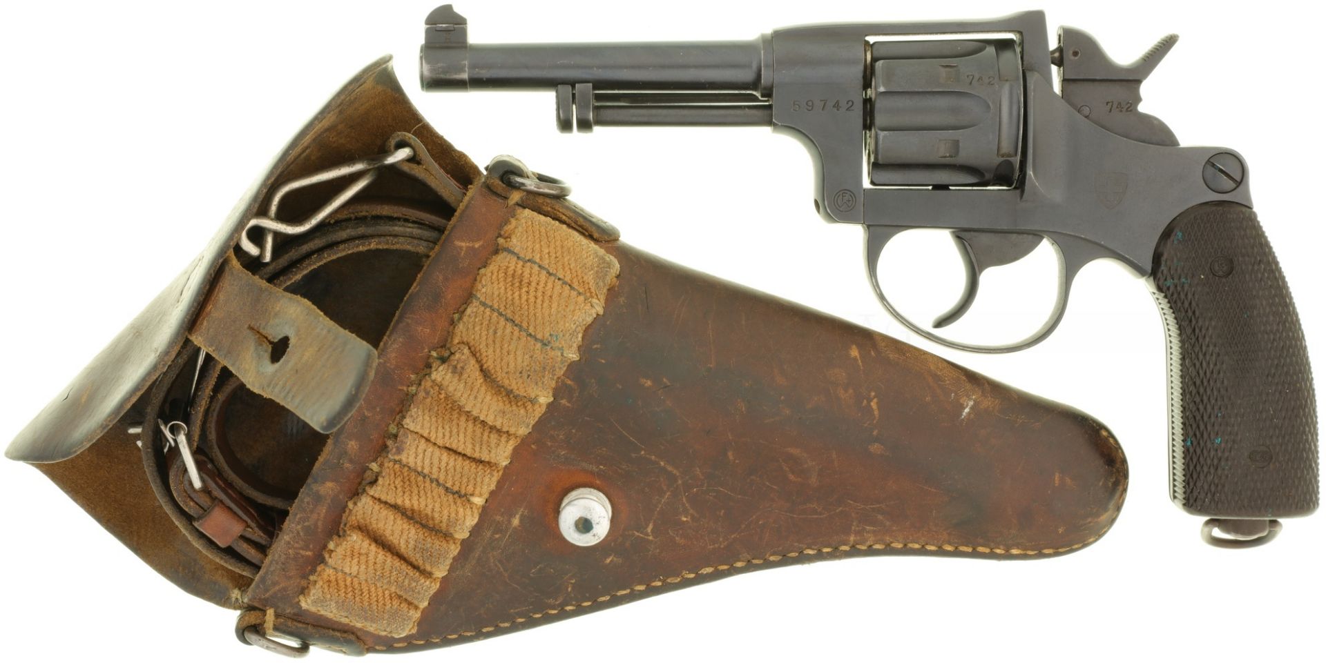 Revolver, Ord. 29, W+F Bern, Kal. 7.5mm