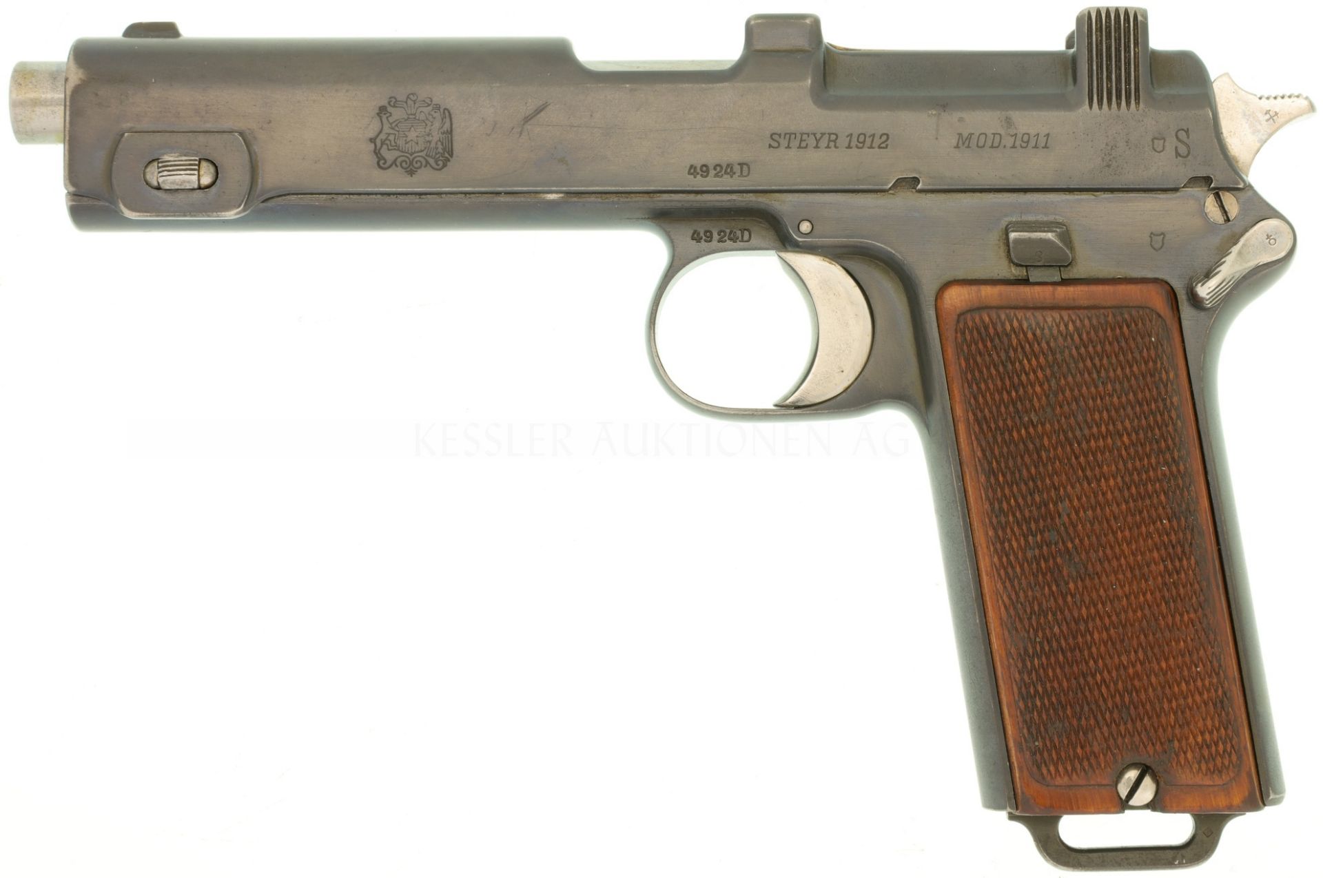 Pistole, Steyr 1912, Mod. 1911, Kal. 9mmSteyr