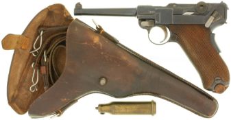 Pistole, DWM, Parabellum, Mod. 06, Commercial, Kal. 7.65mmP
