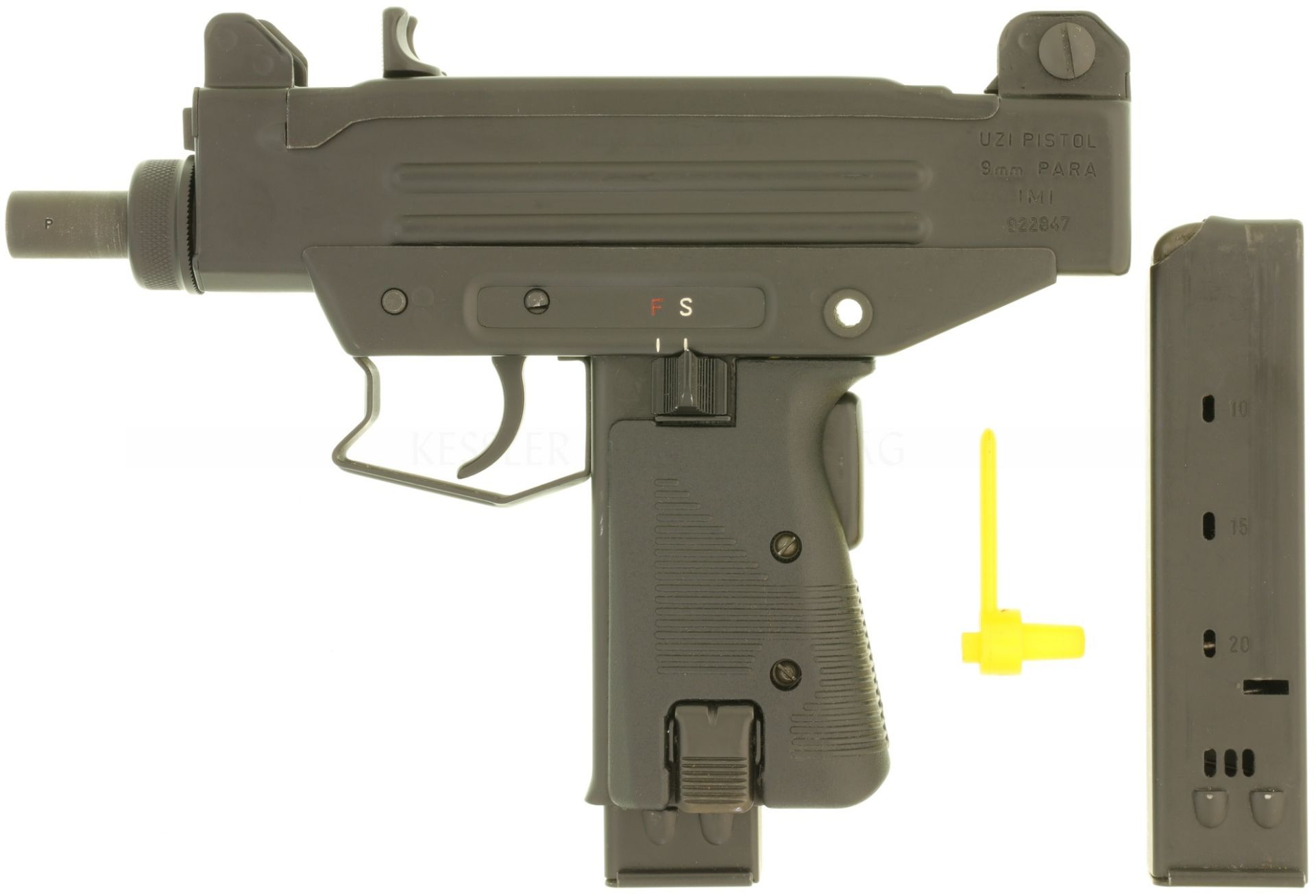 Pistole, IMI, UZI Pistol, Kal. 9mmP