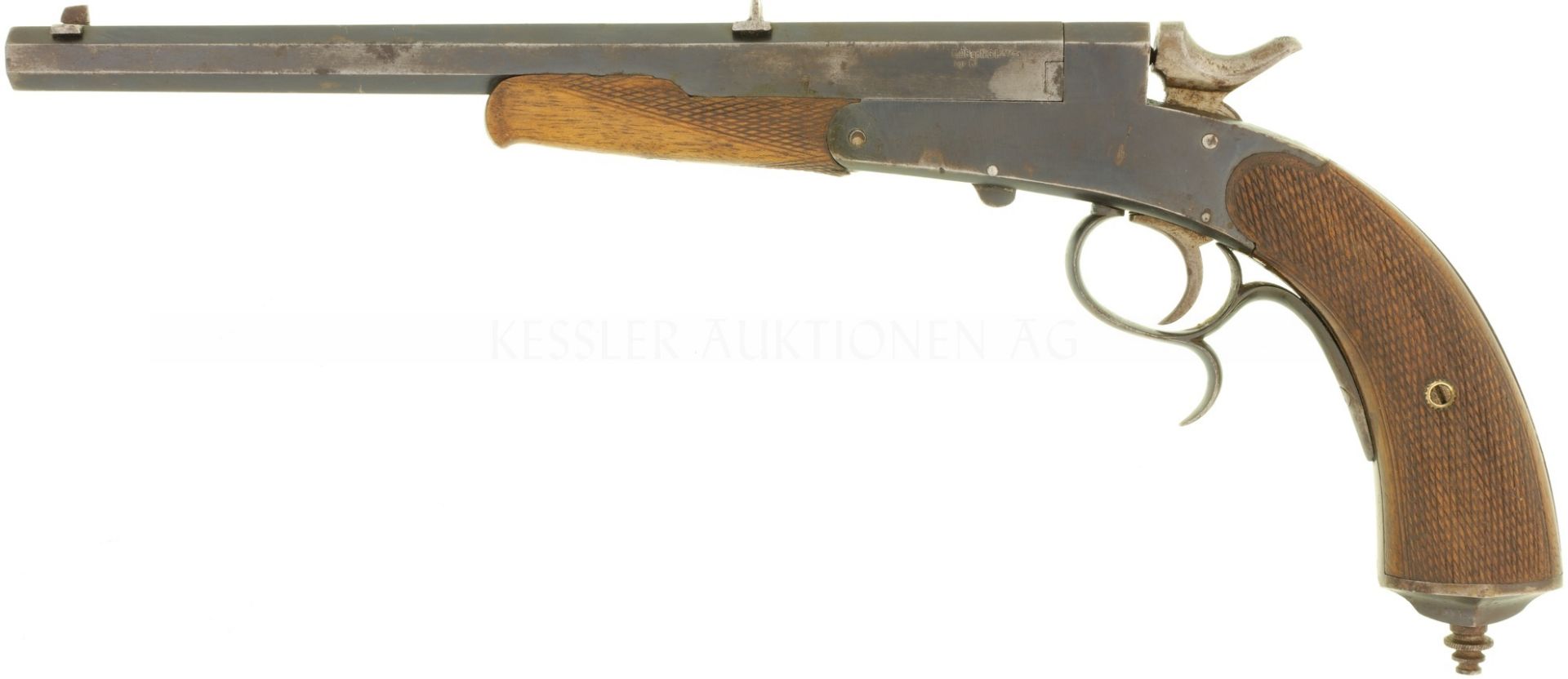 Kipplaufpistole, unbekannter Hersteller, Kal. .22short