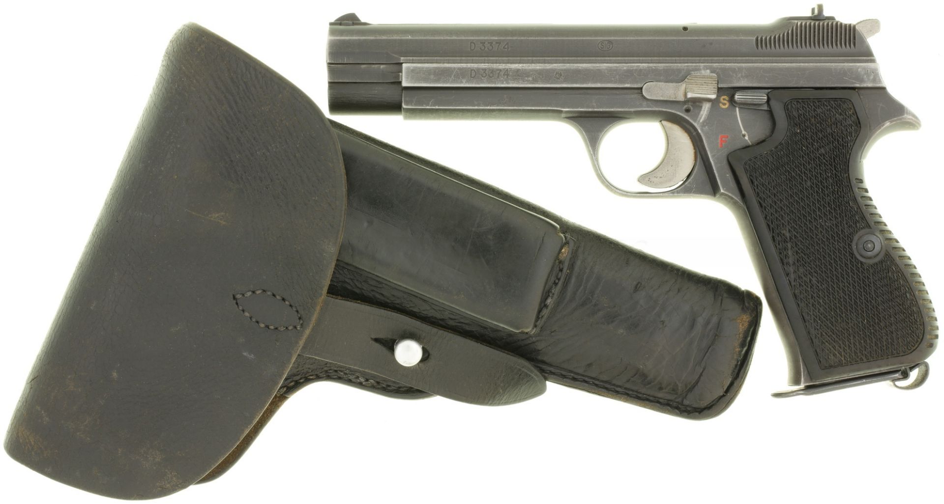 Pistole, SIG P 210-4, Bundesgrenzschutz, Kal. 9mmP