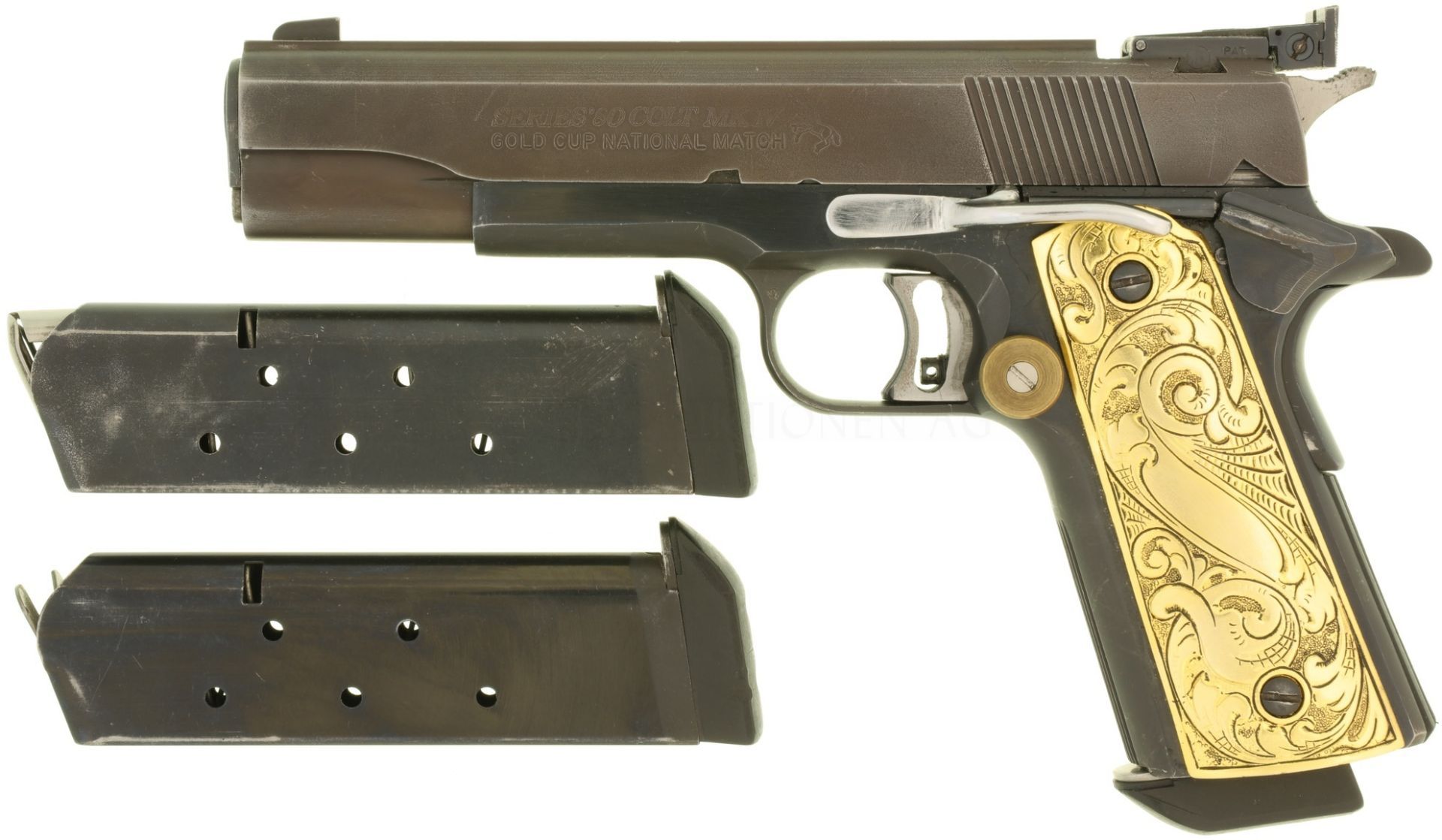 Pistole, Colt MK IV/Series 80, "Gold Cup National Match", Kal. .45ACP