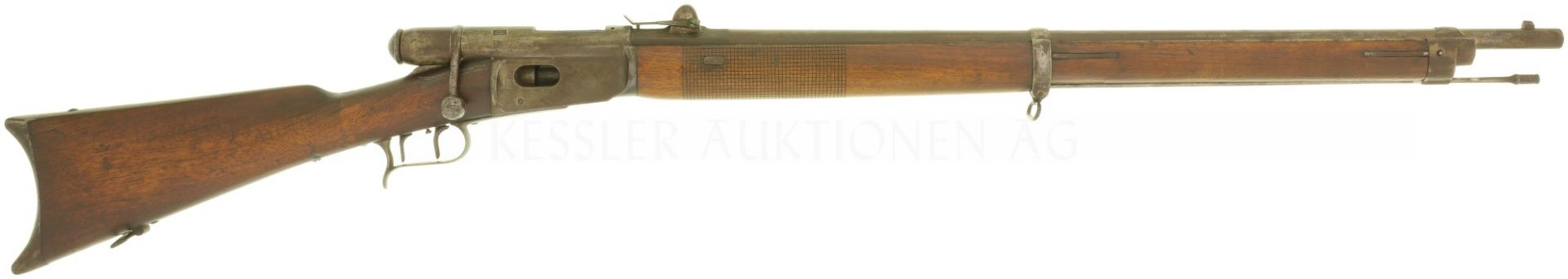 Repetiergewehr, Vetterli Stutzer 1871, "MW" (Montierwerkstätte), Kal. 10.4mmRF