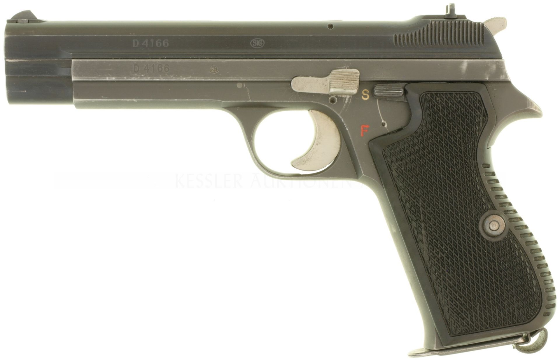 Pistole, SIG P 210-4, Bundesgrenzschutz, Kal. 9mmP