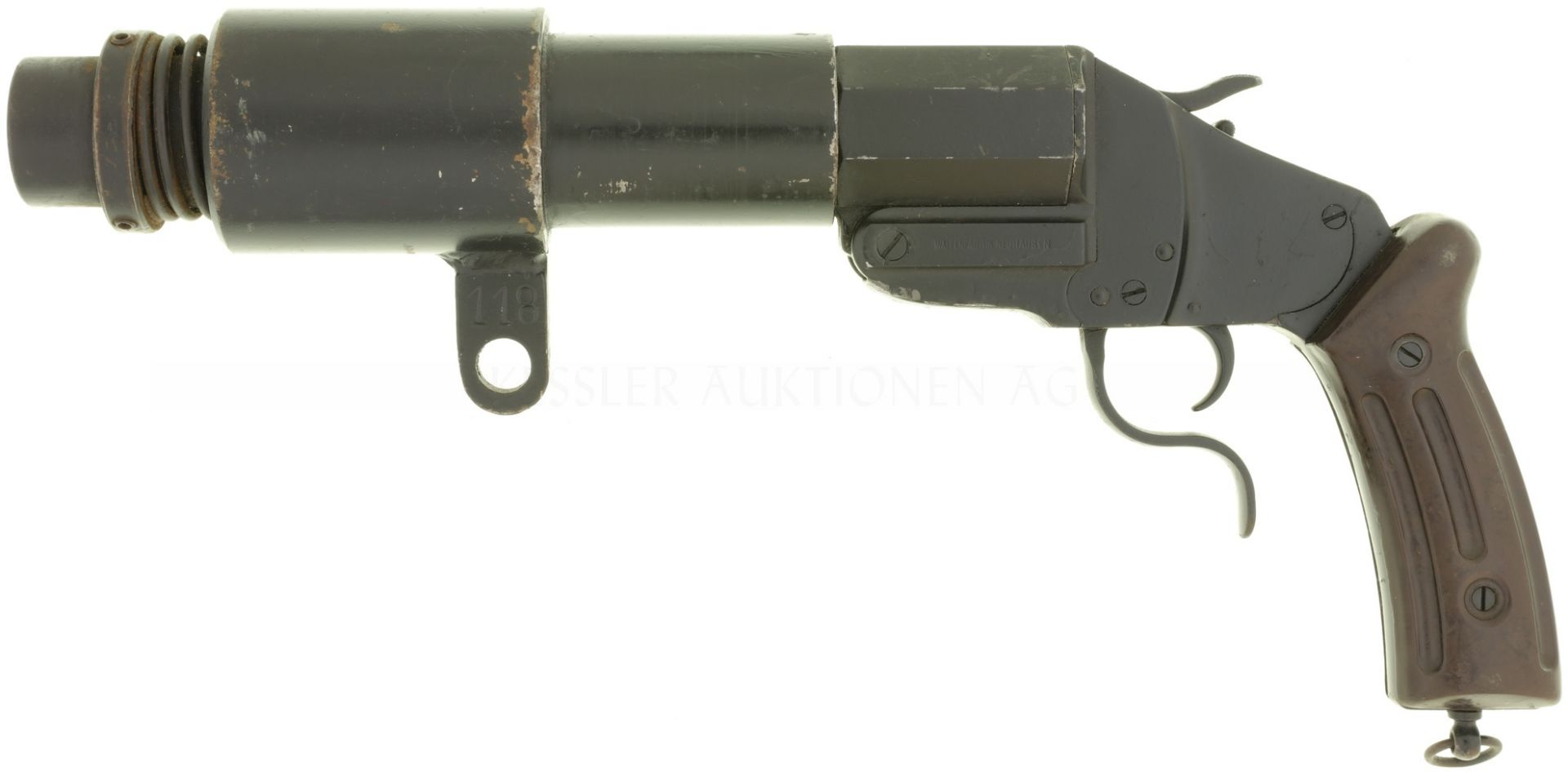 Leuchtpistole, W+F Bern, RP 17/38/58, Panzerattrappe, Kal. 34mm