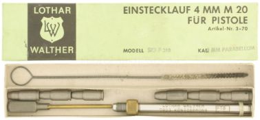 Einstecklauf Lothar Walther, für SIG P210, Kal. 4mmM20 aus 9mmPara