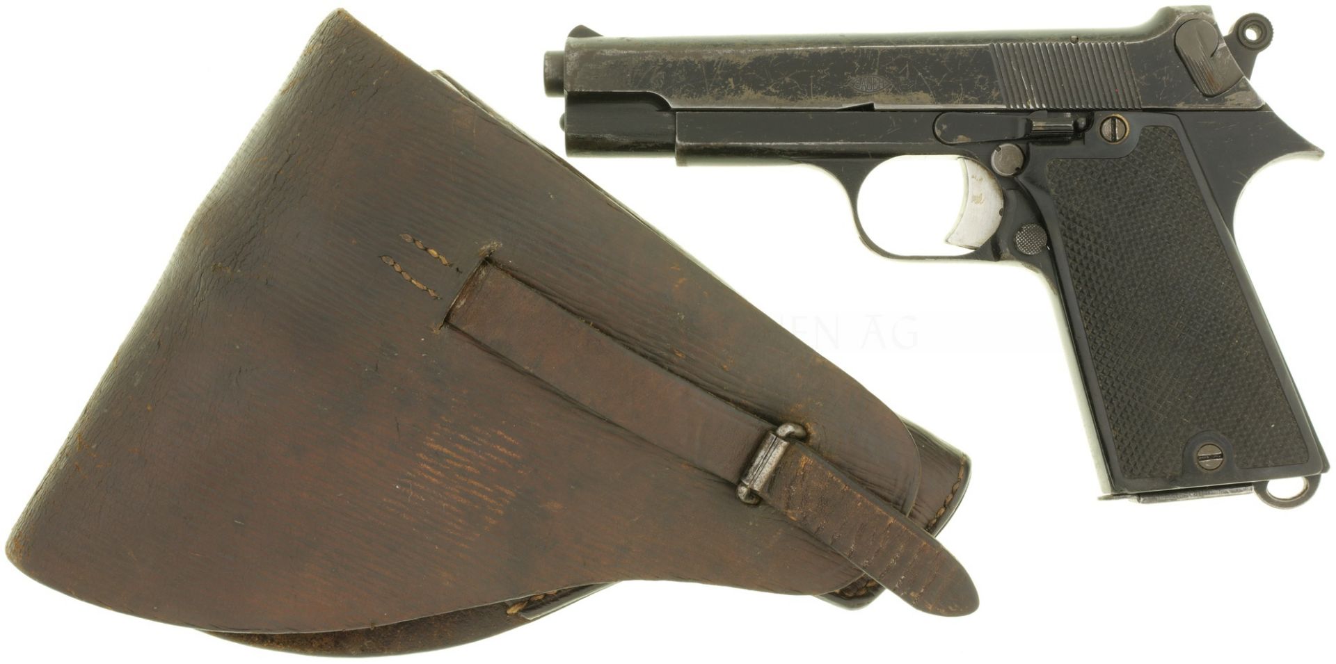 Pistole, Mle. 1935 S-M1, Petter, kommerzielle Ausführung, Kal. 7.65mm Long