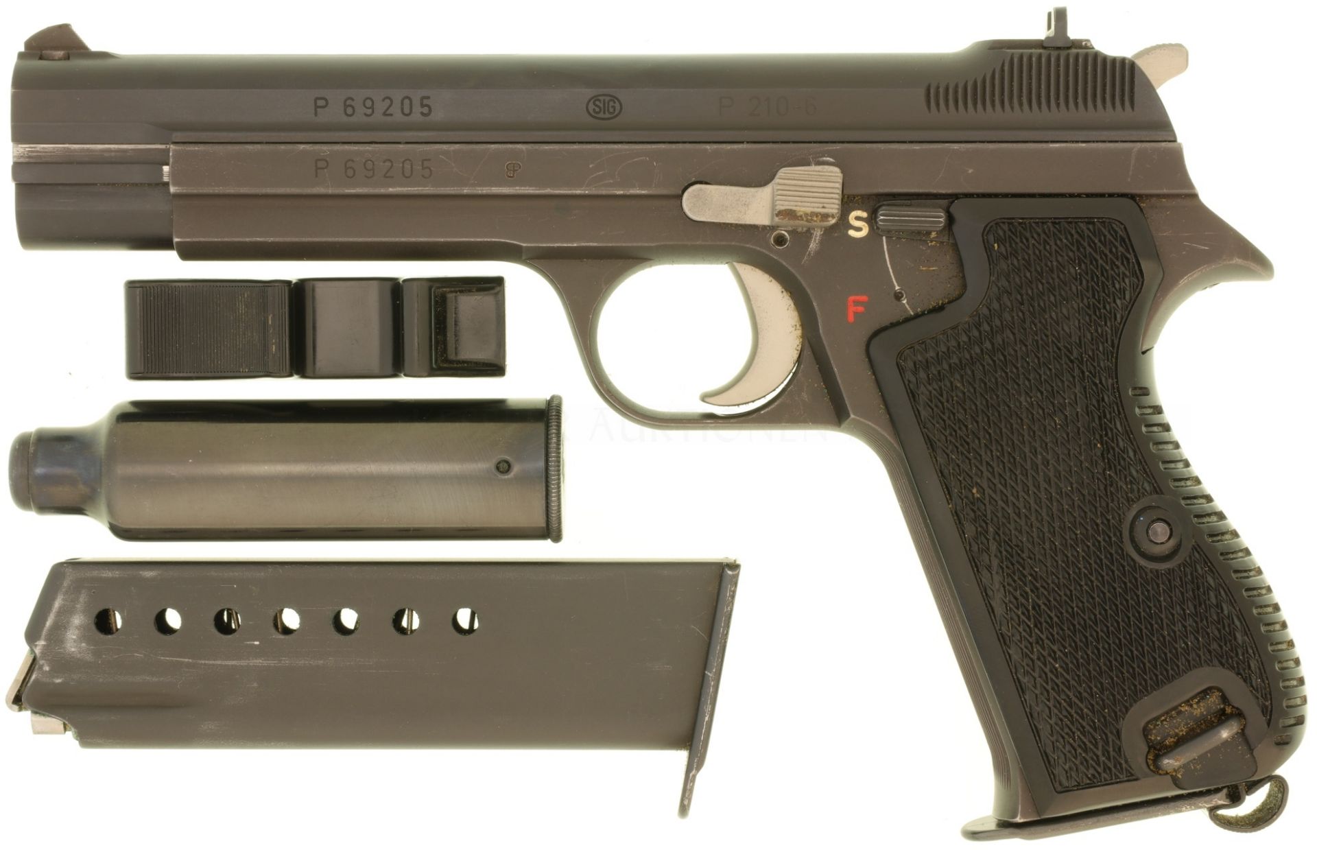 Pistole, SIG P210-6, Kal. 7.65mmP