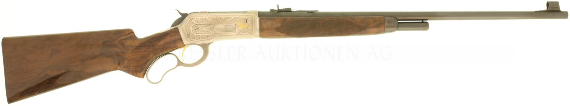 Unterhebelrepetierbüchse, Browning Mod. 71, High Grade, hergestellt bei Miroku, 1987, Kal. .348WCF