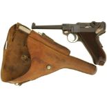 Pistole, Parabellum, Mod. 06 W+F, Schützenwaffe, Kal. 7.65mmP