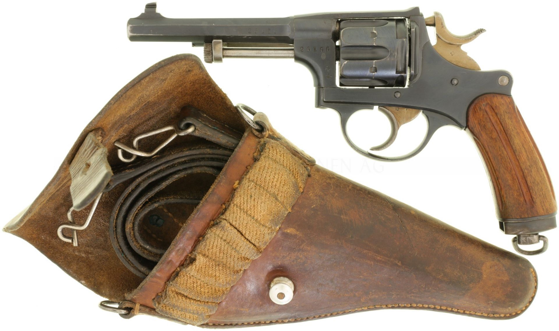 Revolver, W+F Bern, Ord. 1882, Kal. 7.5mm
