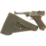 Pistole, byf (Mauser) Mod. P08, 42, Kal. 9mmP