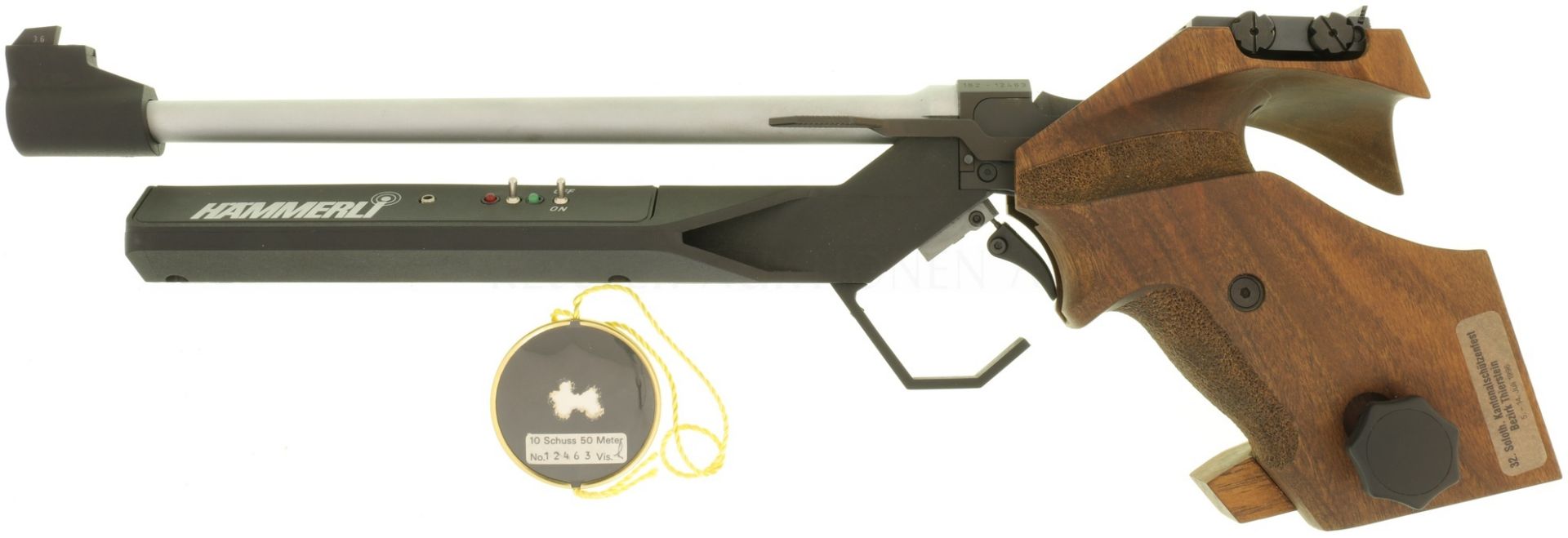 Matchpistole Hämmerli 162 Electronic, Kal. .22LR