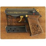 Pistole, Walther PPK, Jubiläumsmodell 50 Jahre PPK, Kal. 9mmK