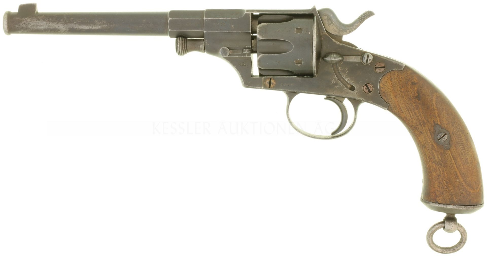 Reichsrevolver lang, M 1879, Konsortium "S&S, V.C. S., C. G. H, Suhl", Kal. 10.6mm