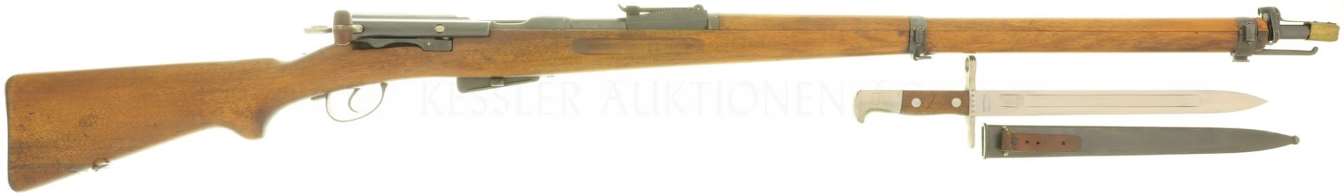 Repetierbüchse, W+F Bern, Infanteriegewehr Mod. 11, Kal. 7.55x55