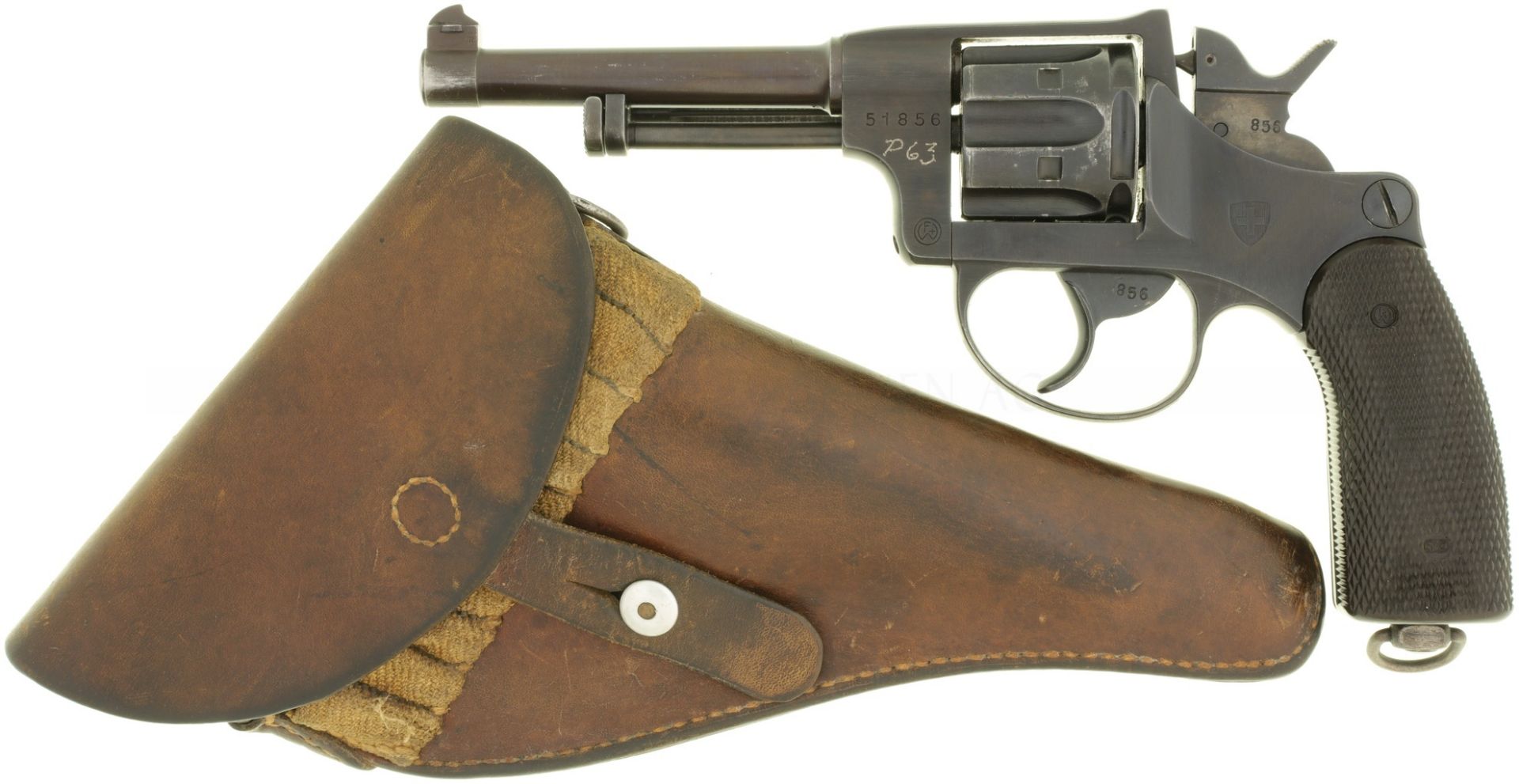 Revolver, Ord. 29, W+F Bern, Kal. 7.5mm