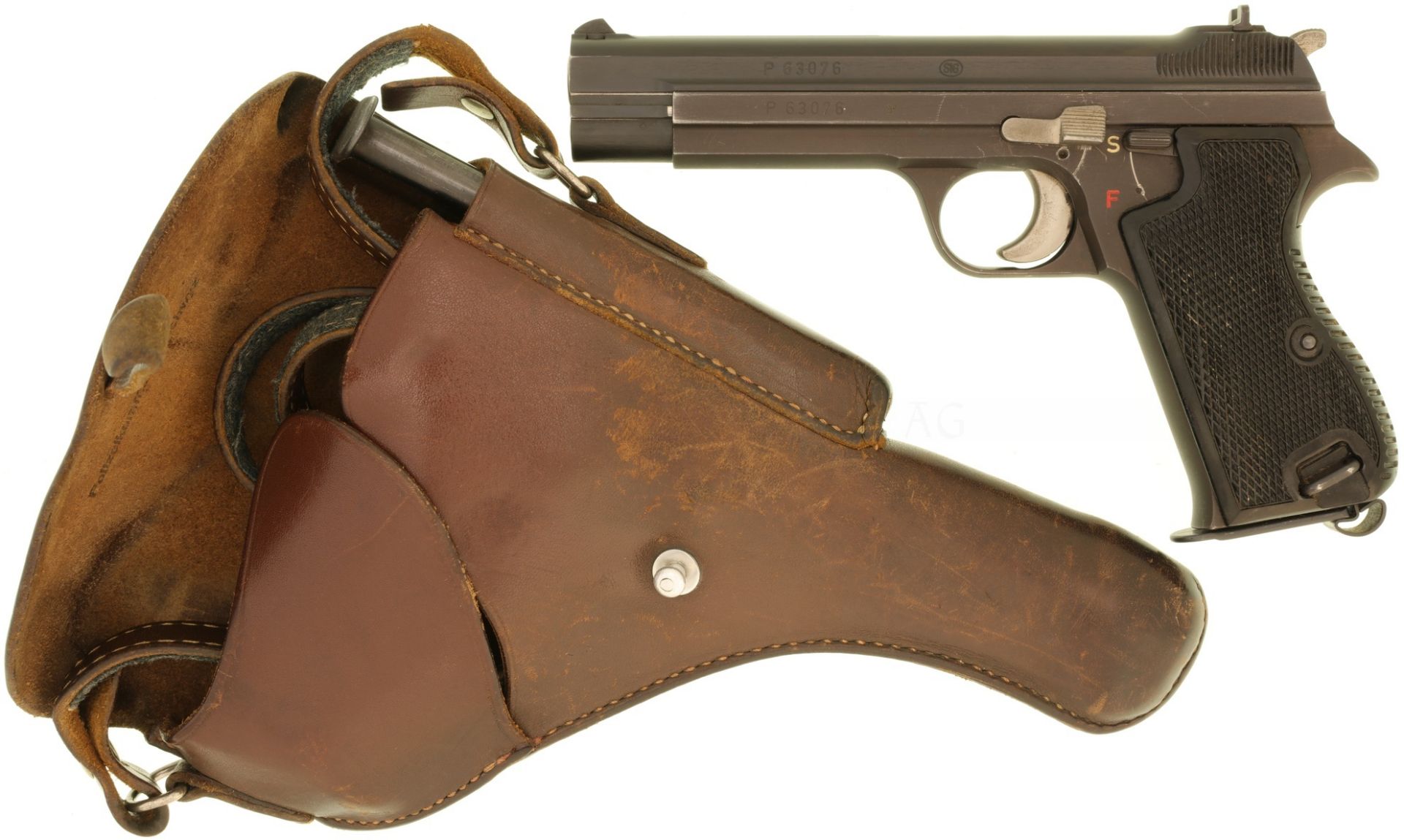 Pistole, SIG P 210-2, Kal. 9mmP