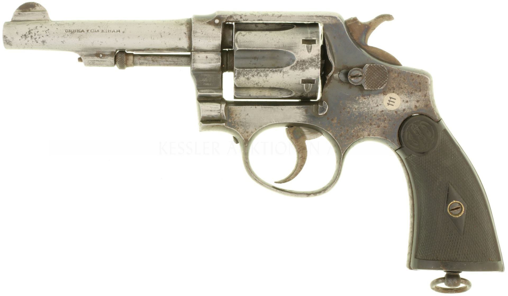Revolver, Orbea Cie, Eibar, Klon des S&W 1905 Hand Ejector, Kal. 8mmLebel